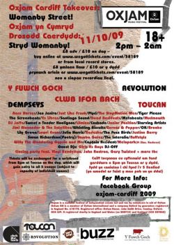 Oxjam Cardiff Takeover