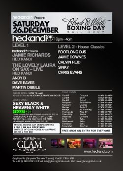 HedKandi BLACK & WHITE Boxing Day Ball