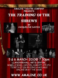 Amaline Theatre Company presents The Training of The Shrews