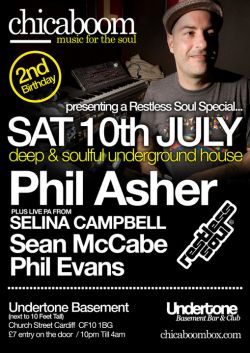 CHICABOOM - 2nd Birthday with guest Phil Asher