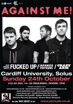 Against Me! plus special guests F*cked Up