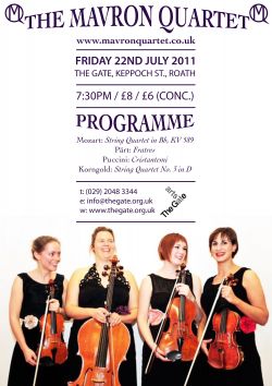 The Mavron Quartet Summer Recital