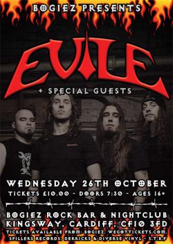 EVILE with SAVAGE MESSIAH + MUTATOR