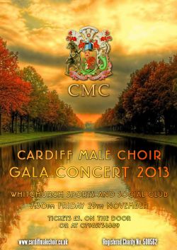 Cardiff Male Choir Annual Concert 2013