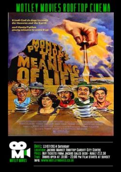Motley Movies Rooftop Cinema - Monty Python's - The Meaning Of Life