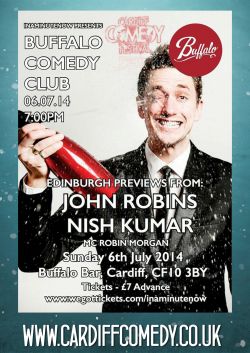 Cardiff Comedy Festival: Nish Kumar & John Robins @Buffalo Comedy